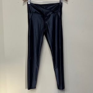 Carbon38 Leggings Faux Leather L